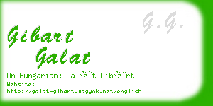 gibart galat business card